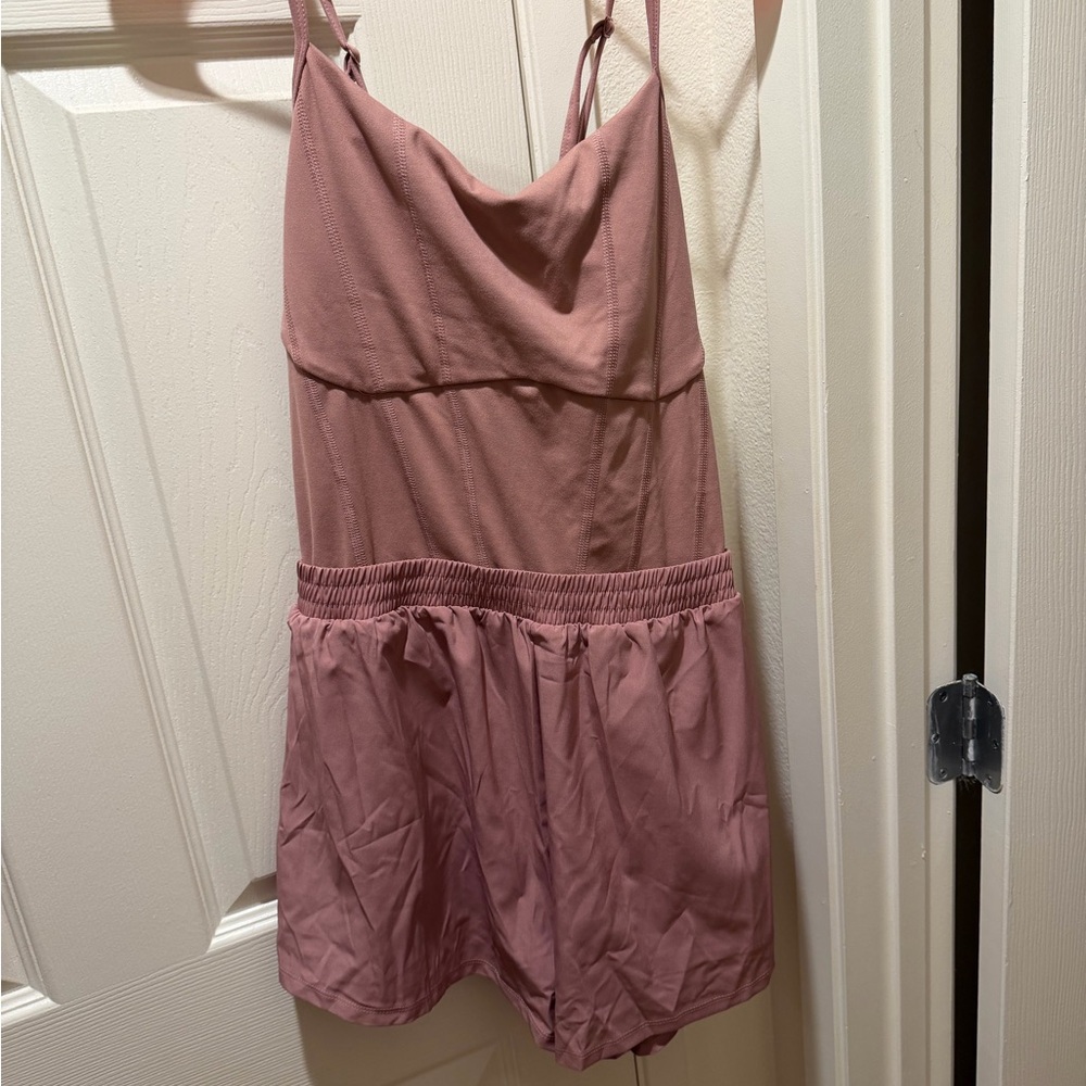 Elegant Pink Women's romper
